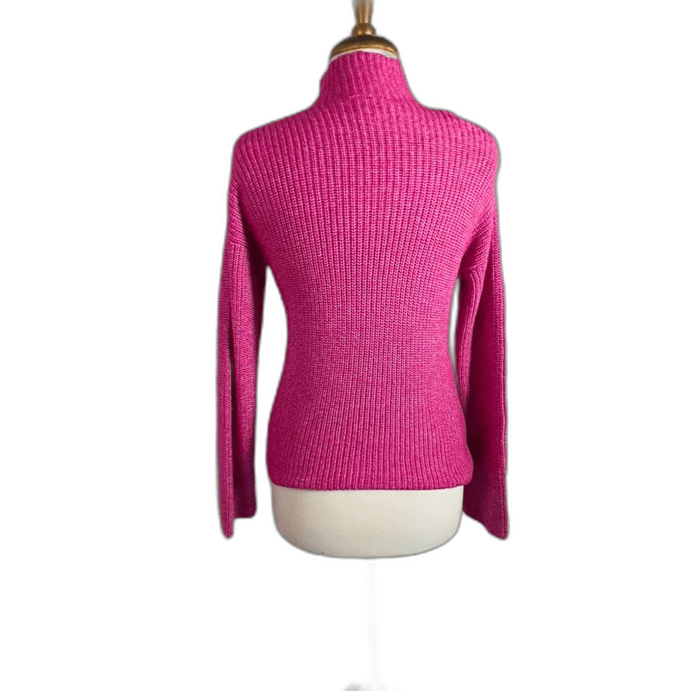 St. Johns Bay Sweaters Petite S Raspberry Cottagecore Coquette Sweater - Picture 2 of 5
